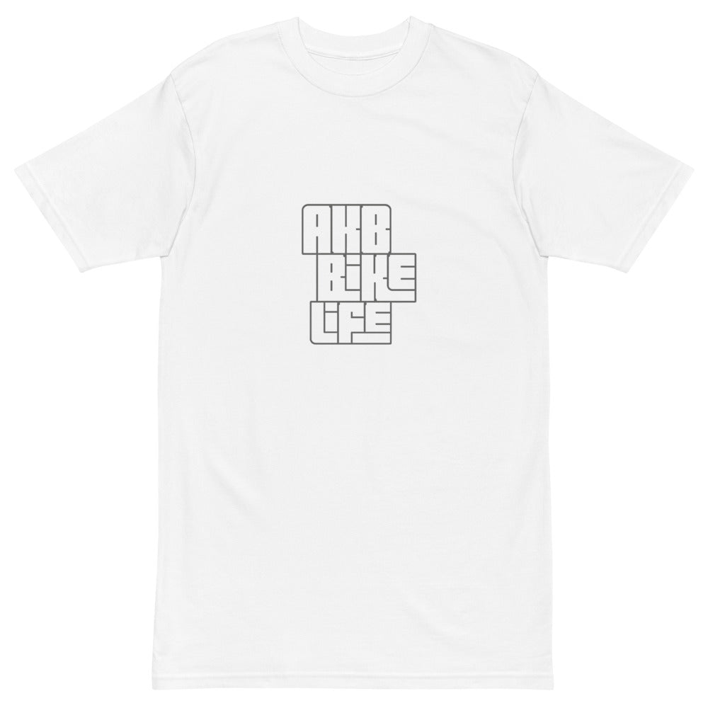 Monochrome Stacked Logo Print - View 1