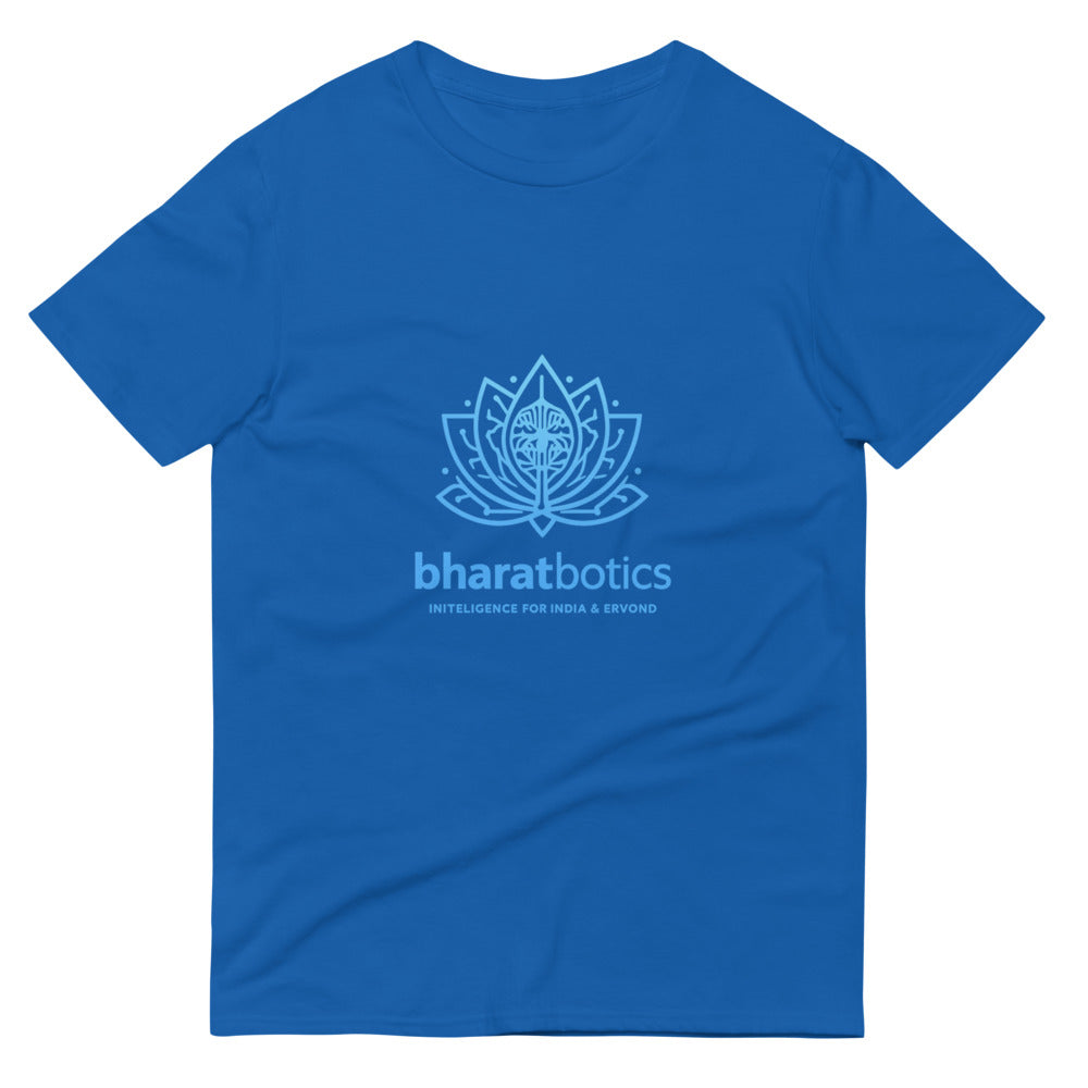 Azure Neon Lotus Team Tee - Royal Blue