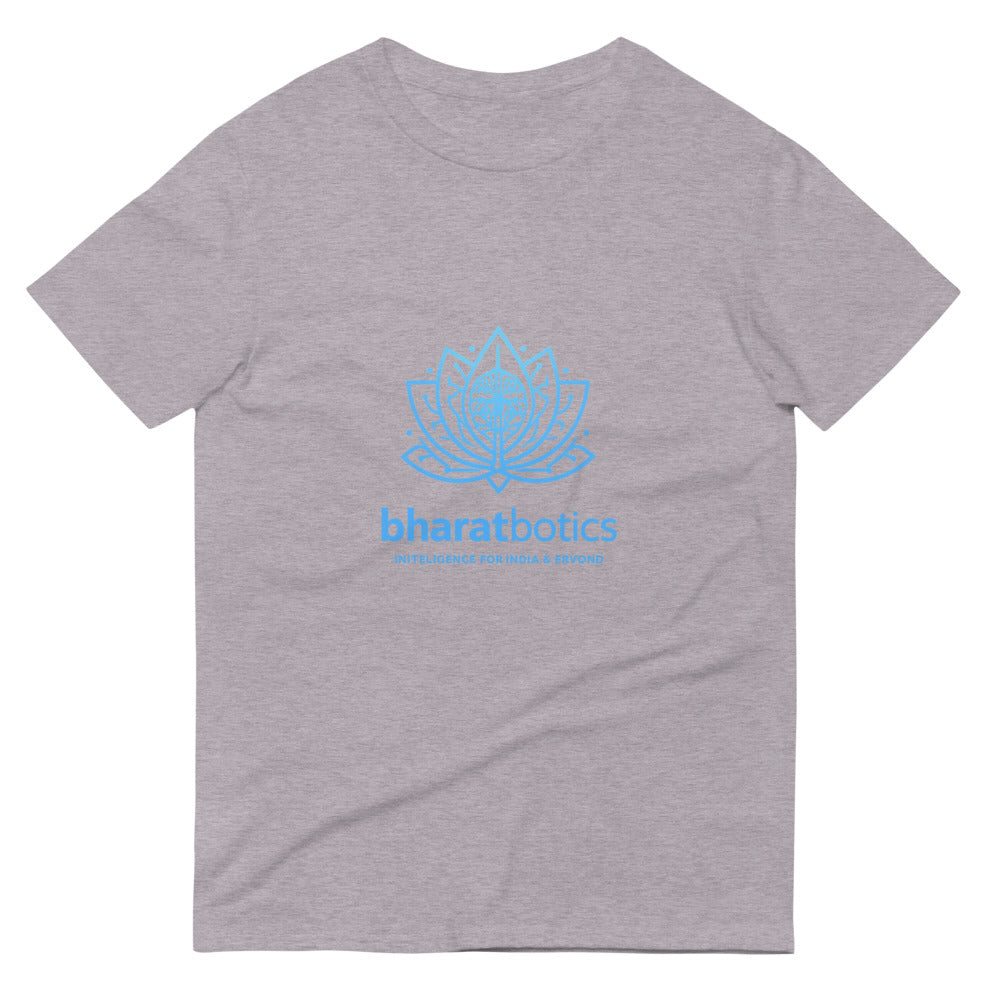 Azure Neon Lotus Team Tee - Heather Grey