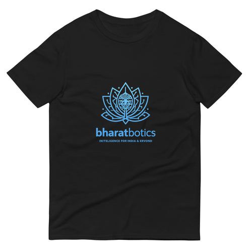Azure Neon Lotus Team Tee - Black