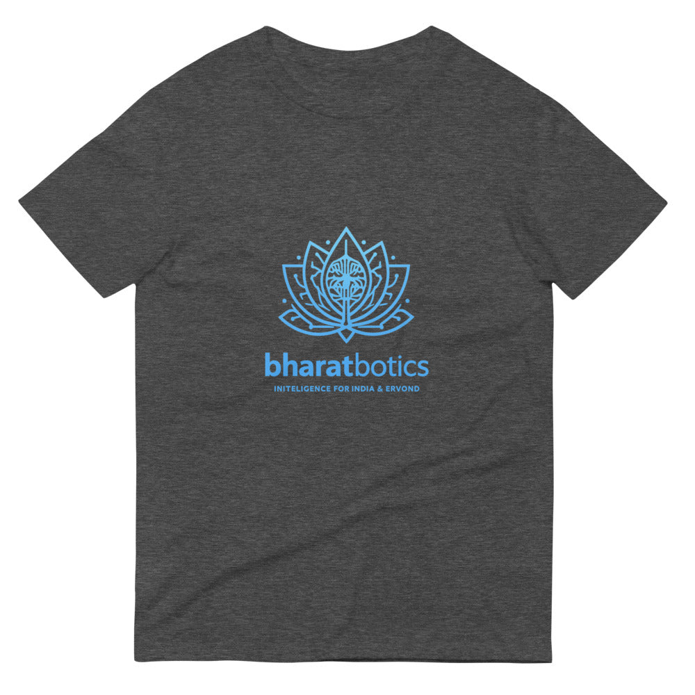Azure Neon Lotus Team Tee - Heather Dark Grey