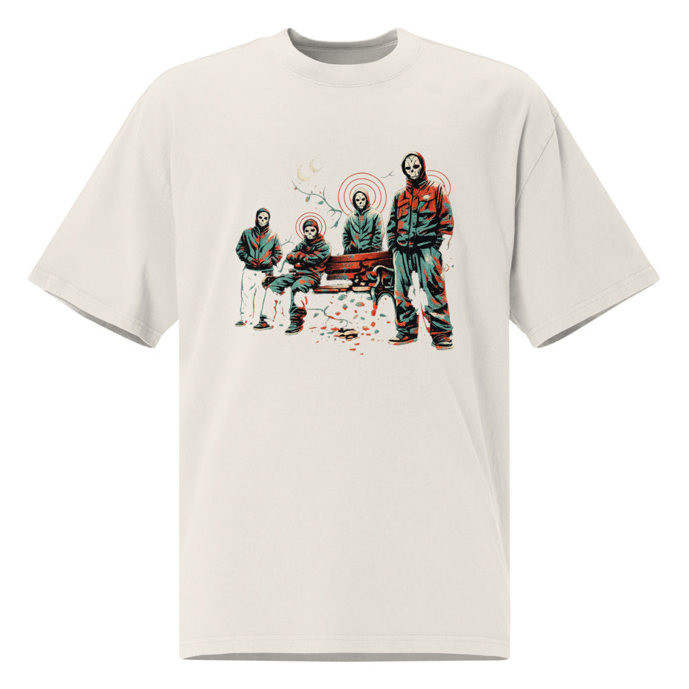 Porcelain Halo Bench Crew - Faded Bone