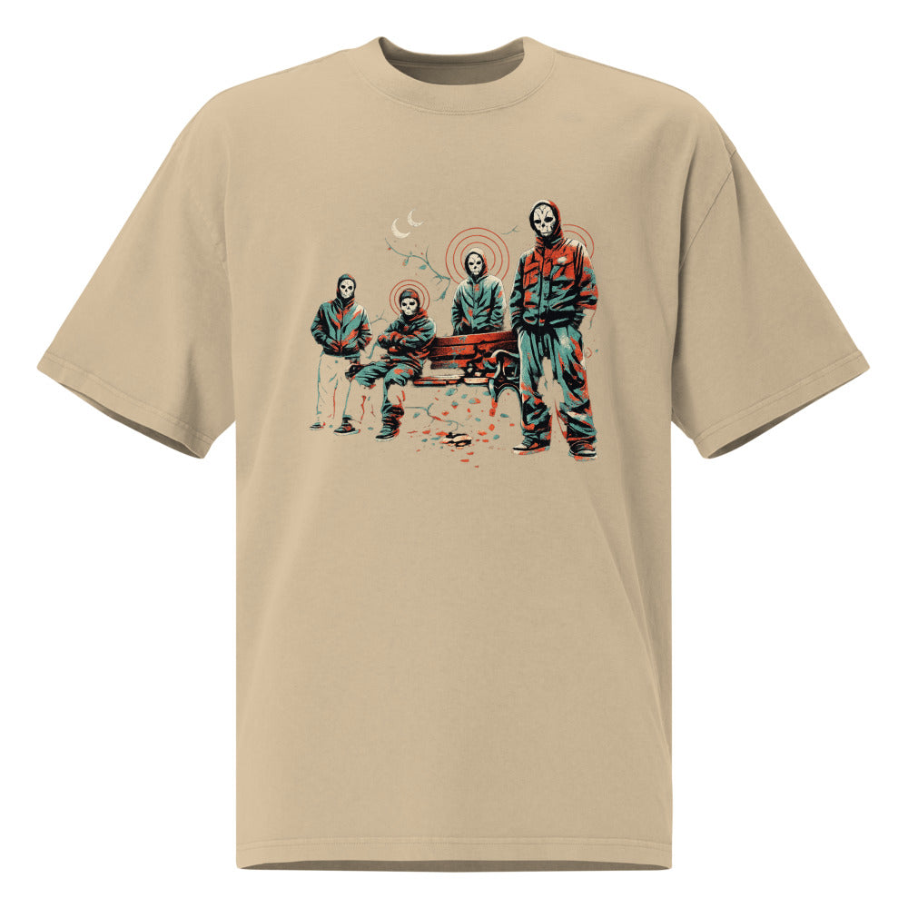 Porcelain Halo Bench Crew - Faded Khaki