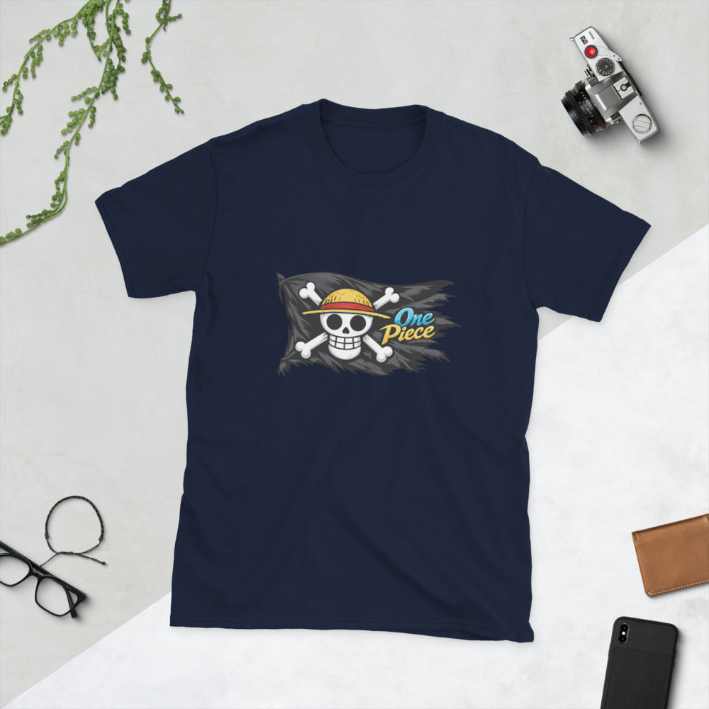 Straw Hat Jolly Roger Tee - Navy