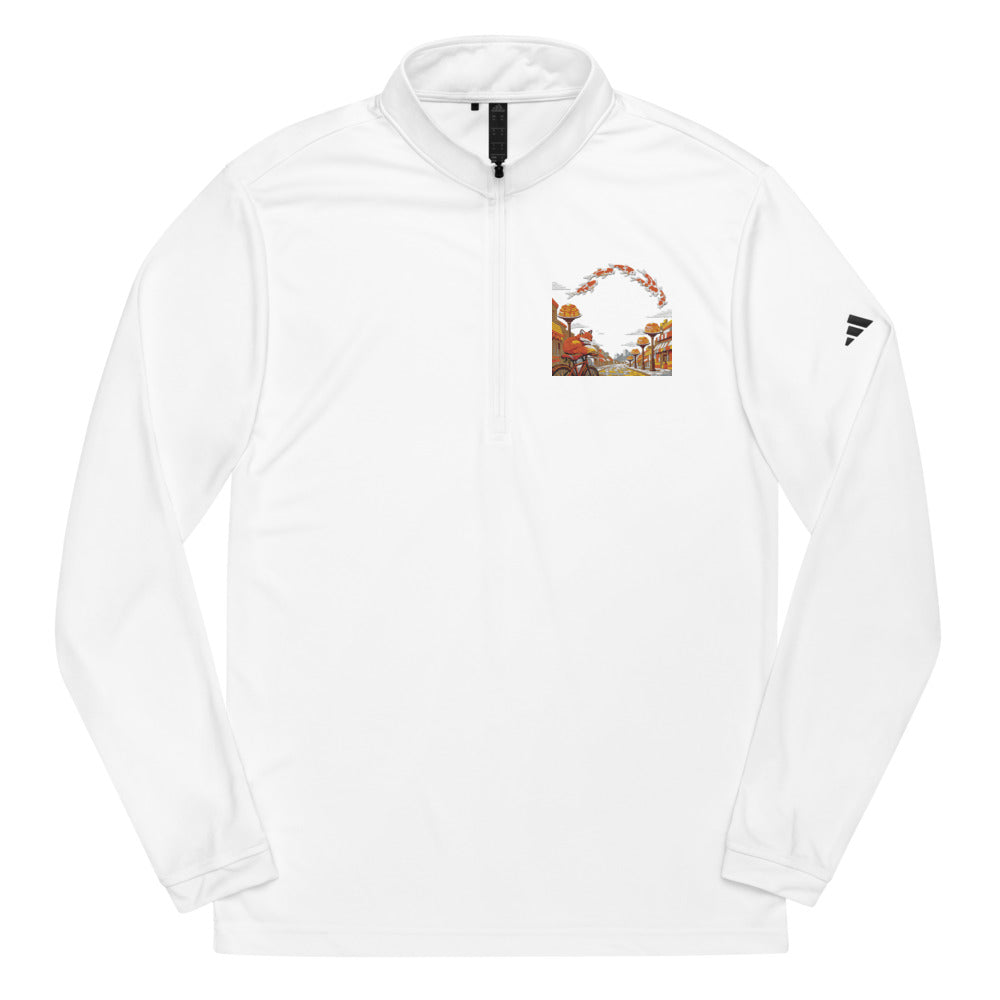 Saddled Fox Under Koi Sky - White