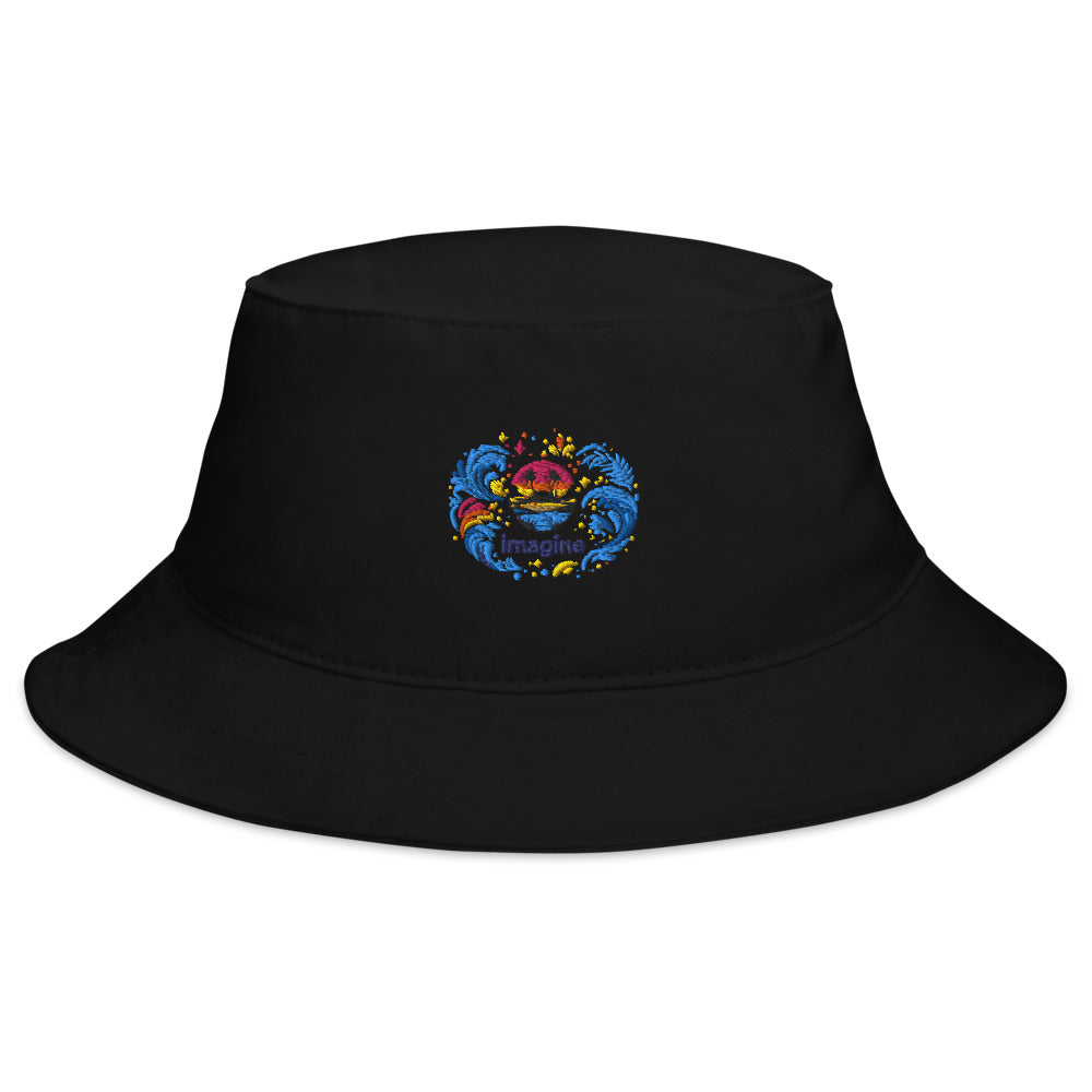 Imagine Island Neon Emblem - Black