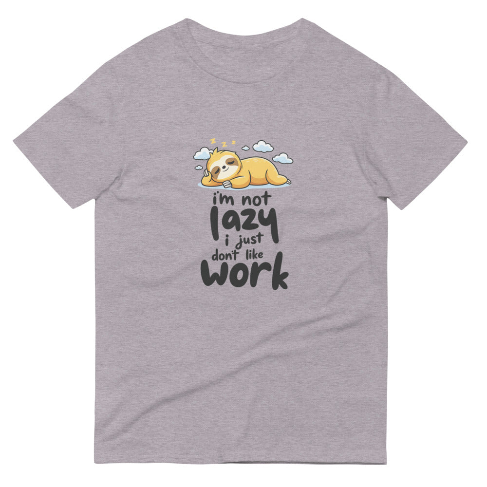 Not Lazy Just Resting Tee - Heather Grey