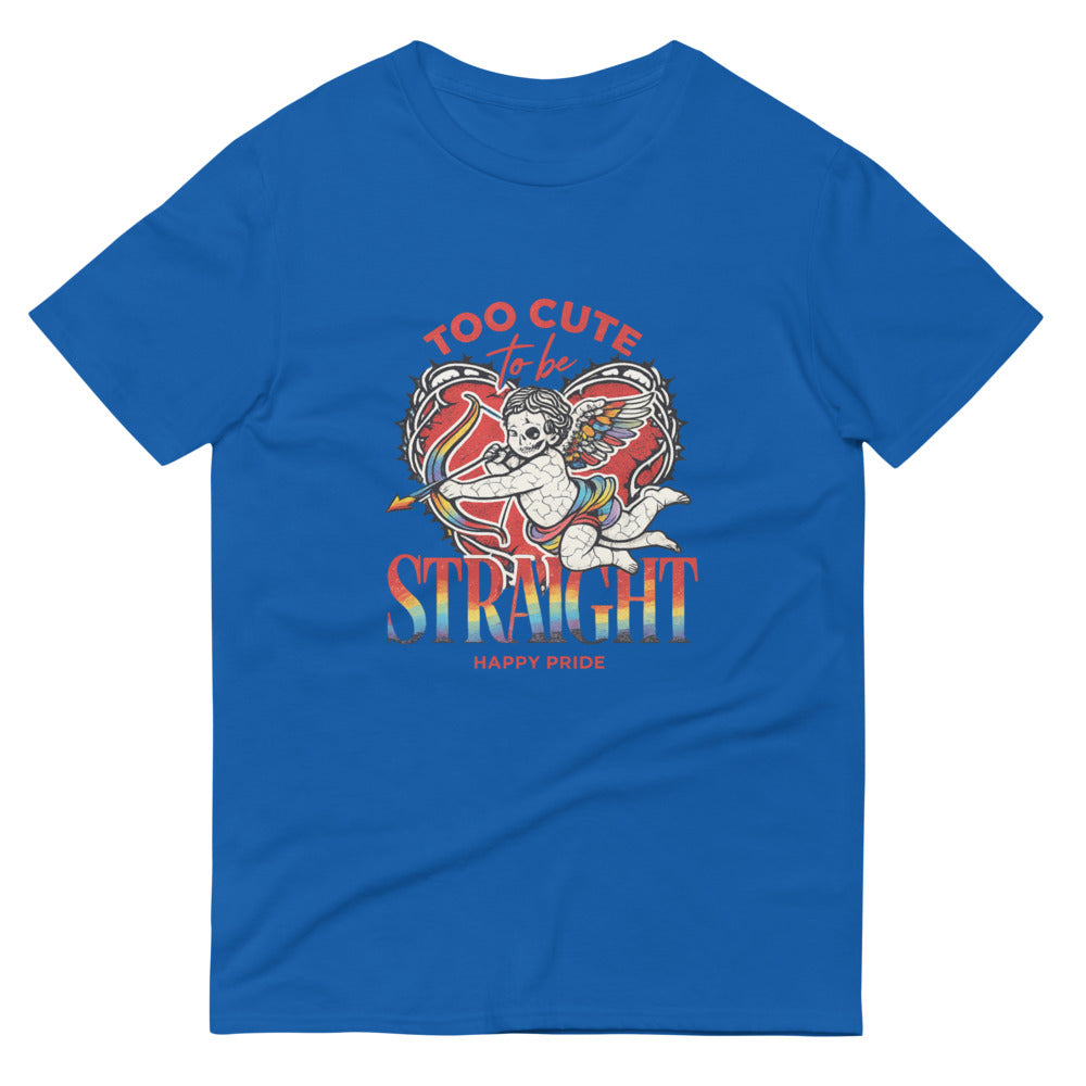 Cracked Porcelain Cupid Pride Poster - Royal Blue