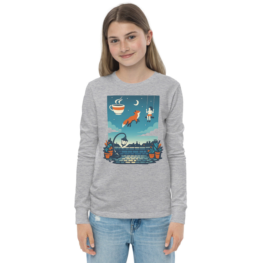 Moonlit Rooftop Reverie - Athletic Heather