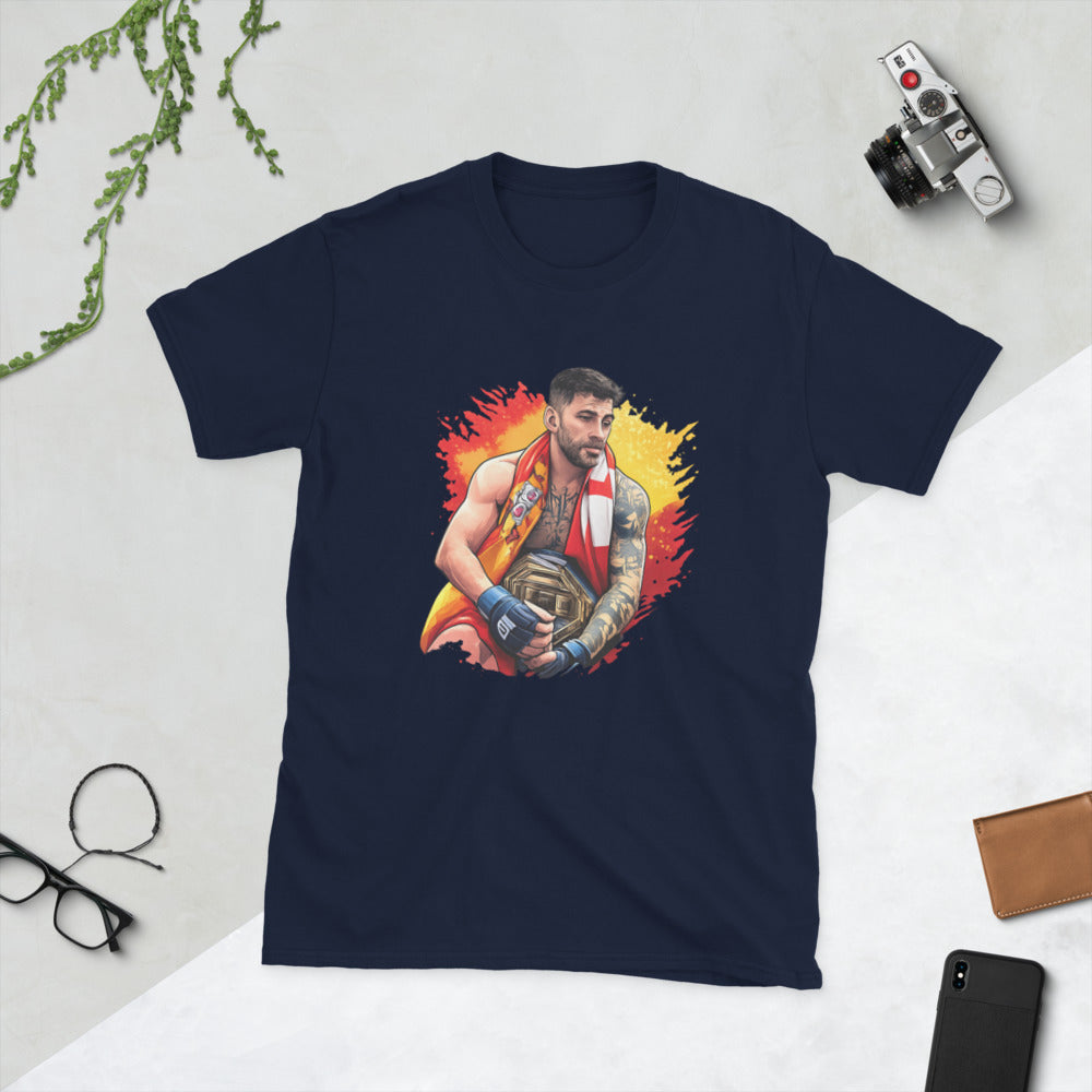 Flamebound Champion Portrait - Navy