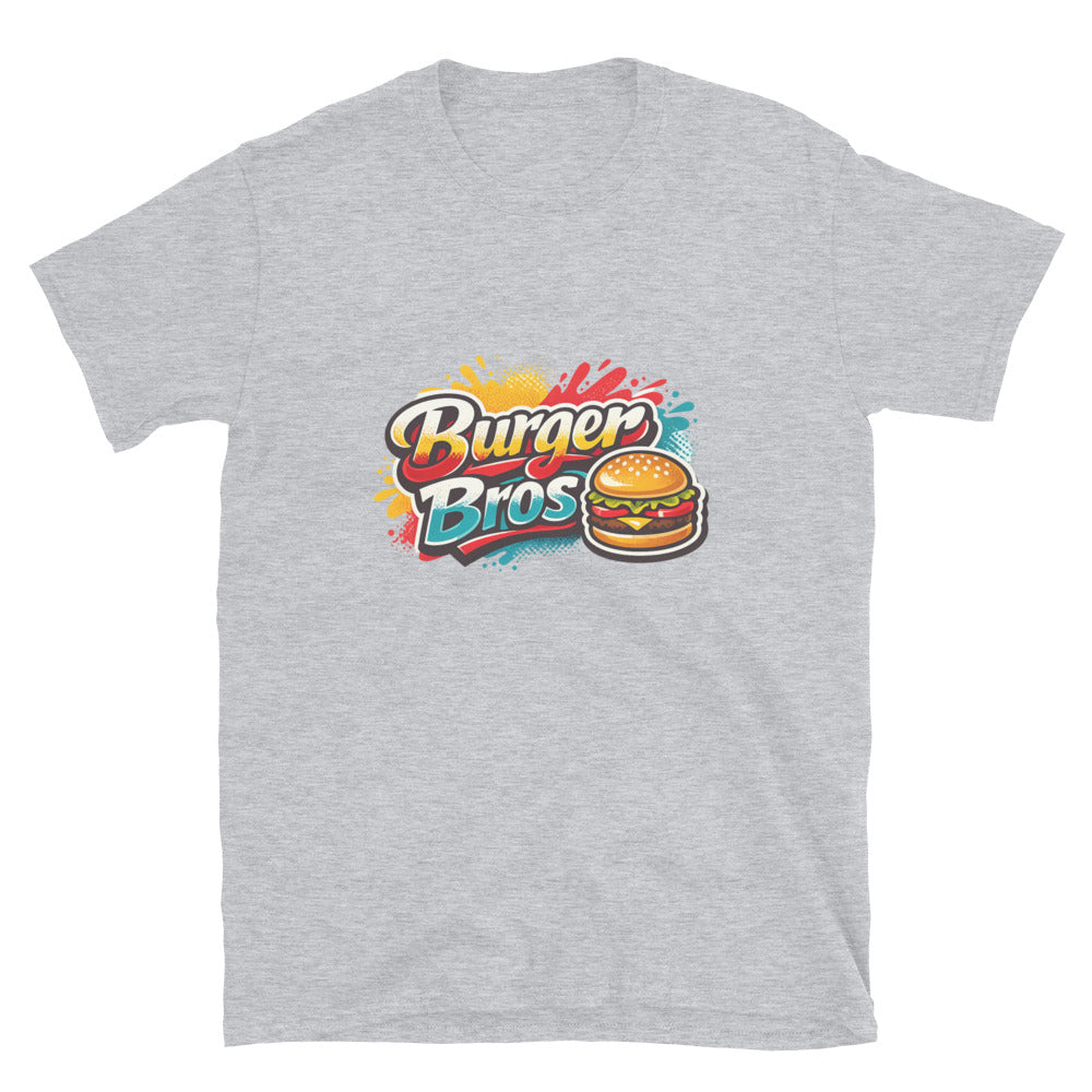 Burger Bros Neon Splash Tee - Sport Grey