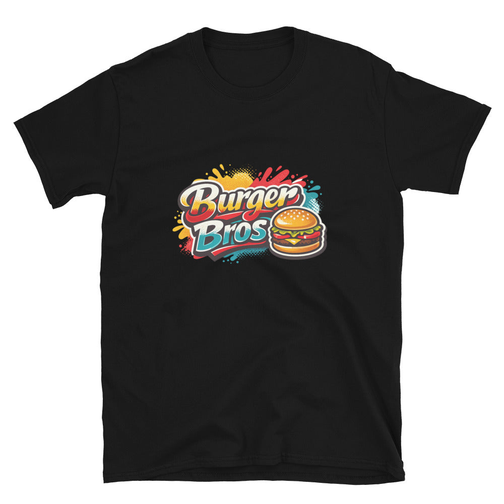 Burger Bros Neon Splash Tee - Black