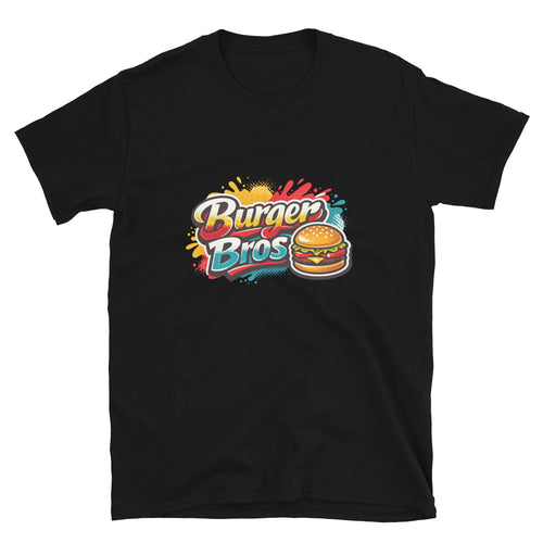 Burger Bros Neon Splash Tee - Black