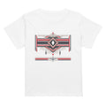 Midnight Ruby Deco Boxy Tee - White