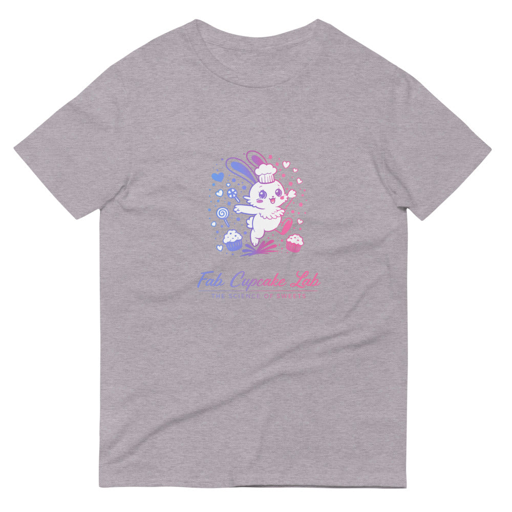 Neon Cupcake Bunny - Heather Grey