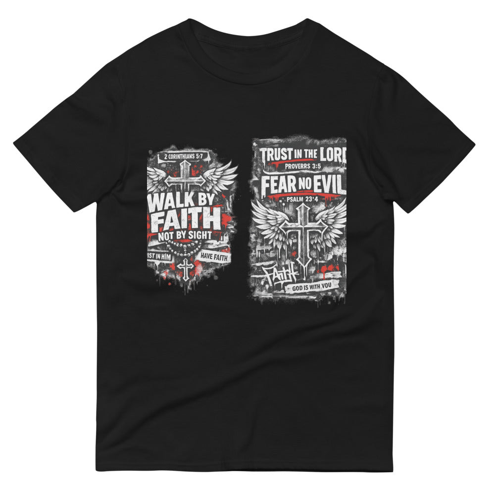 Faith Over Fear Graffiti Tee - Black