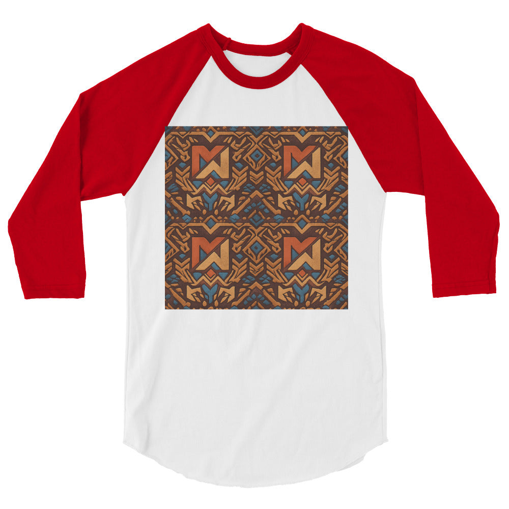Terracotta Teal Tapestry - White/Red