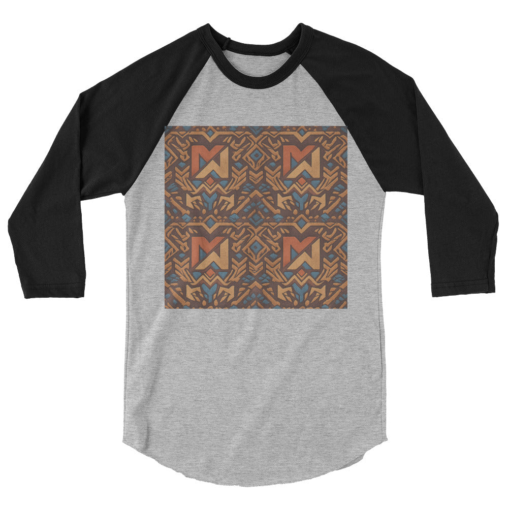 Terracotta Teal Tapestry - Heather Grey/Black