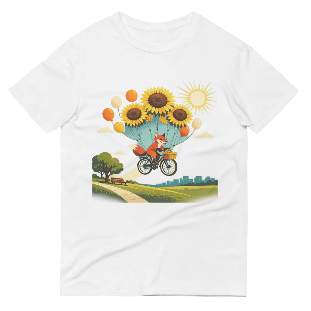 Sunlit Fox Balloon Ride - White