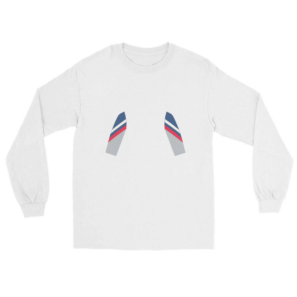 Slate Diagonal Stripe Tee - View 1