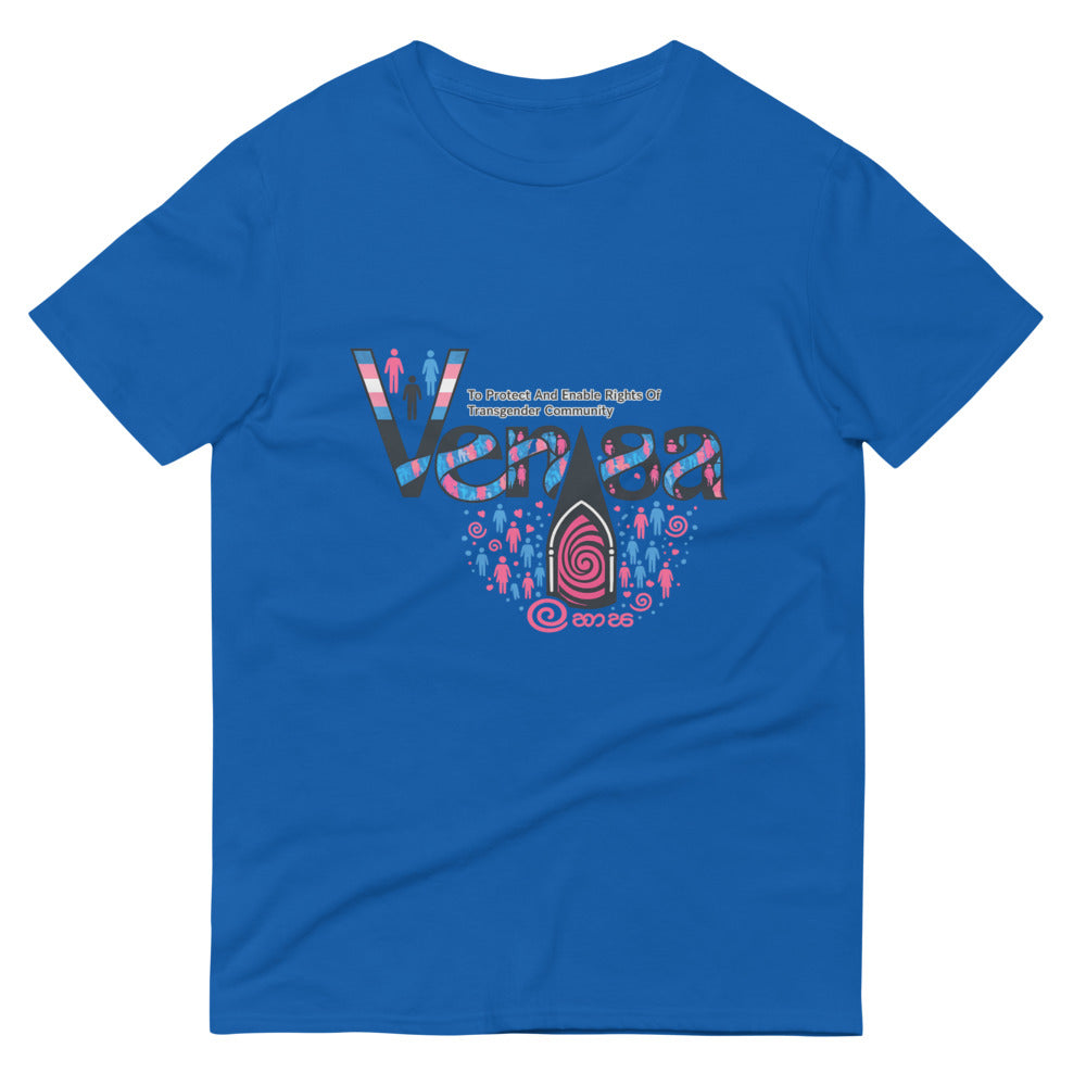 Trans Spiral Portal Print - Royal Blue
