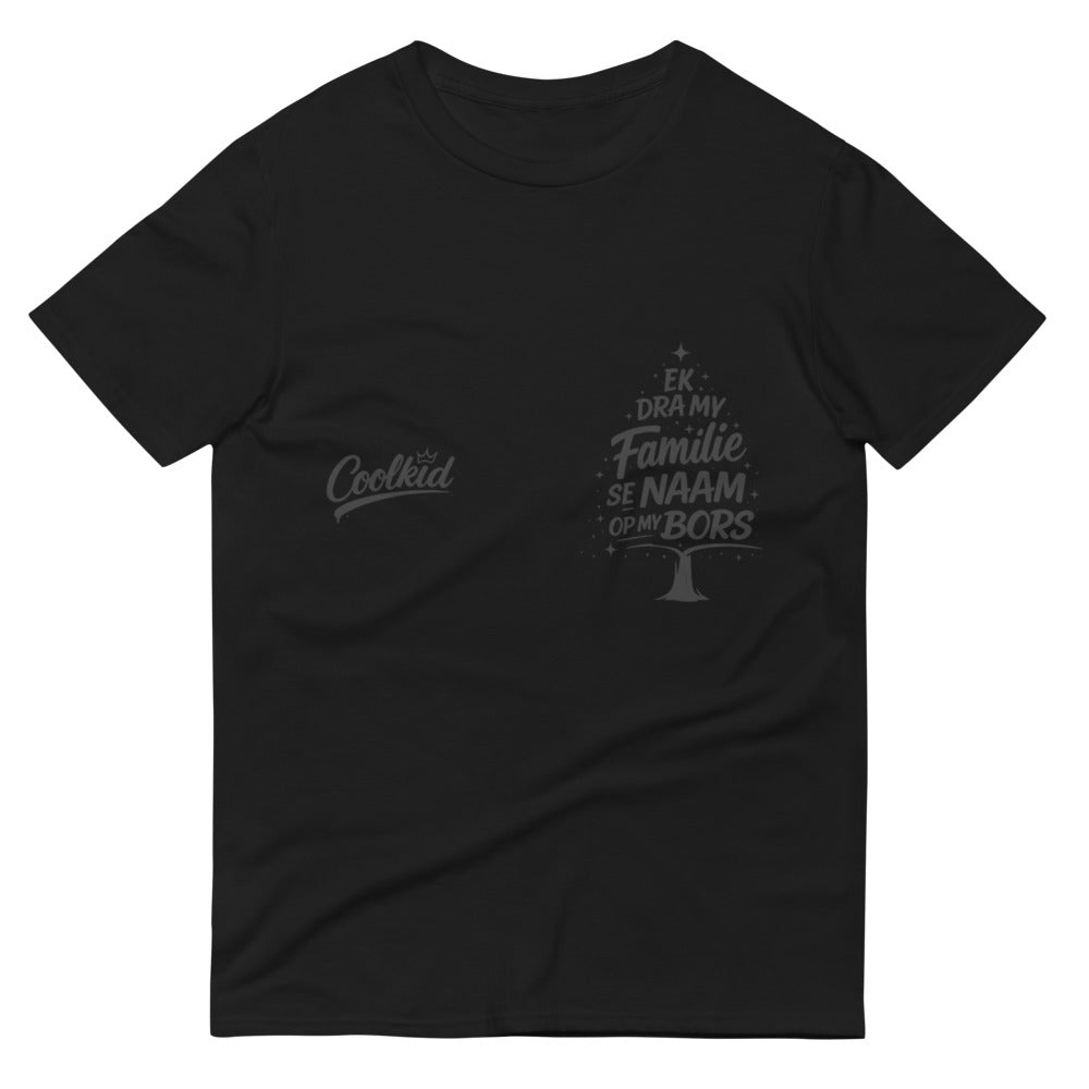 Family Name Tree Tee - Black