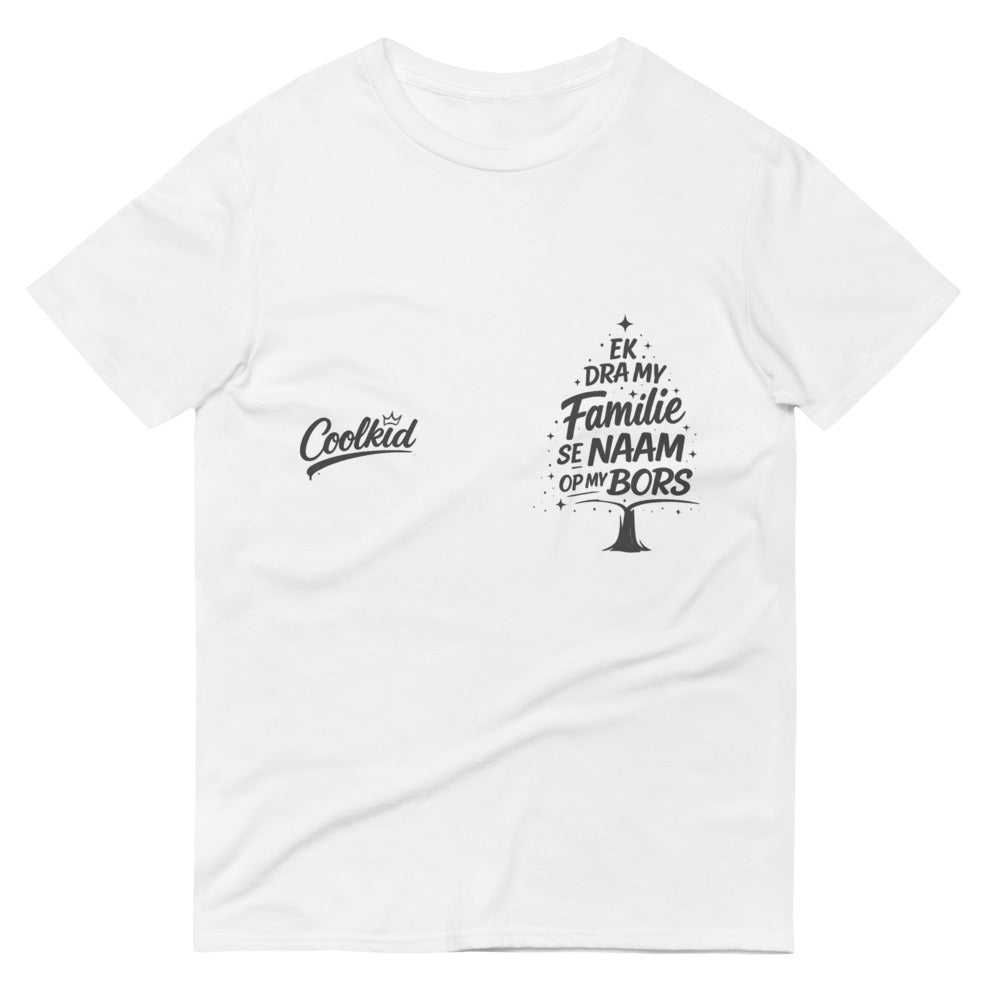Family Name Tree Tee - White