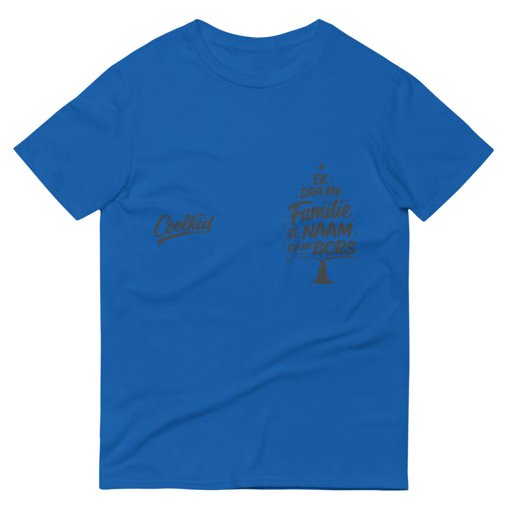Family Name Tree Tee - Royal Blue