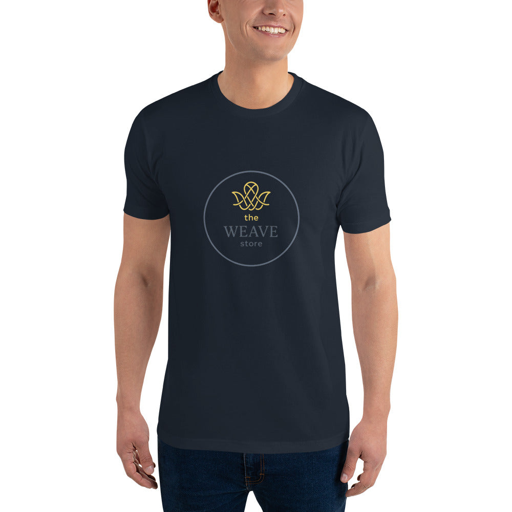 Gilded Woven Crest - Midnight Navy