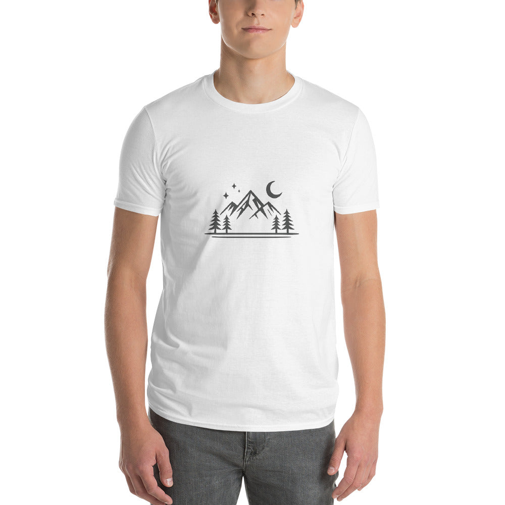 Moonlit Mountain Silhouette Tee - View 1
