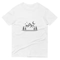 Moonlit Mountain Silhouette Tee - White