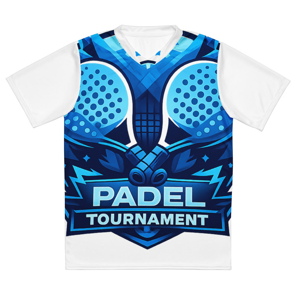 Blue Thunder Padel Crest - White